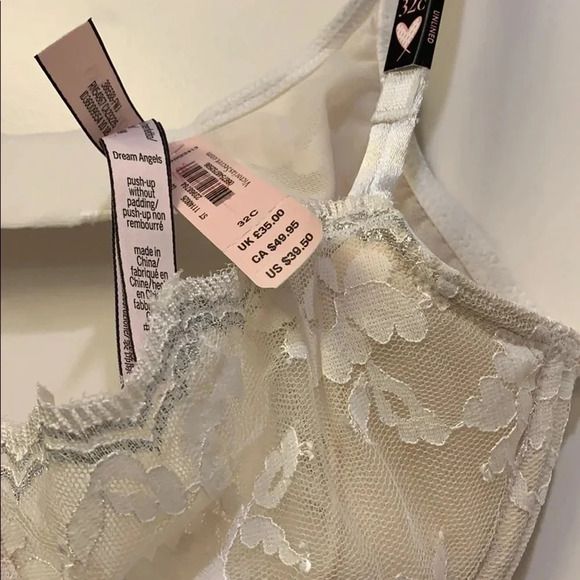 VIctoria’s Secret Dream Angel Push Up Bra w/o Pads NWT - Picture 2 of 12